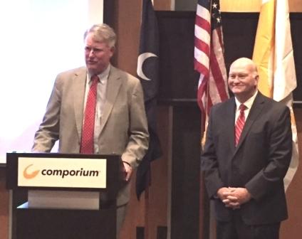 Secretary Hammond honors Comporium Incorporated