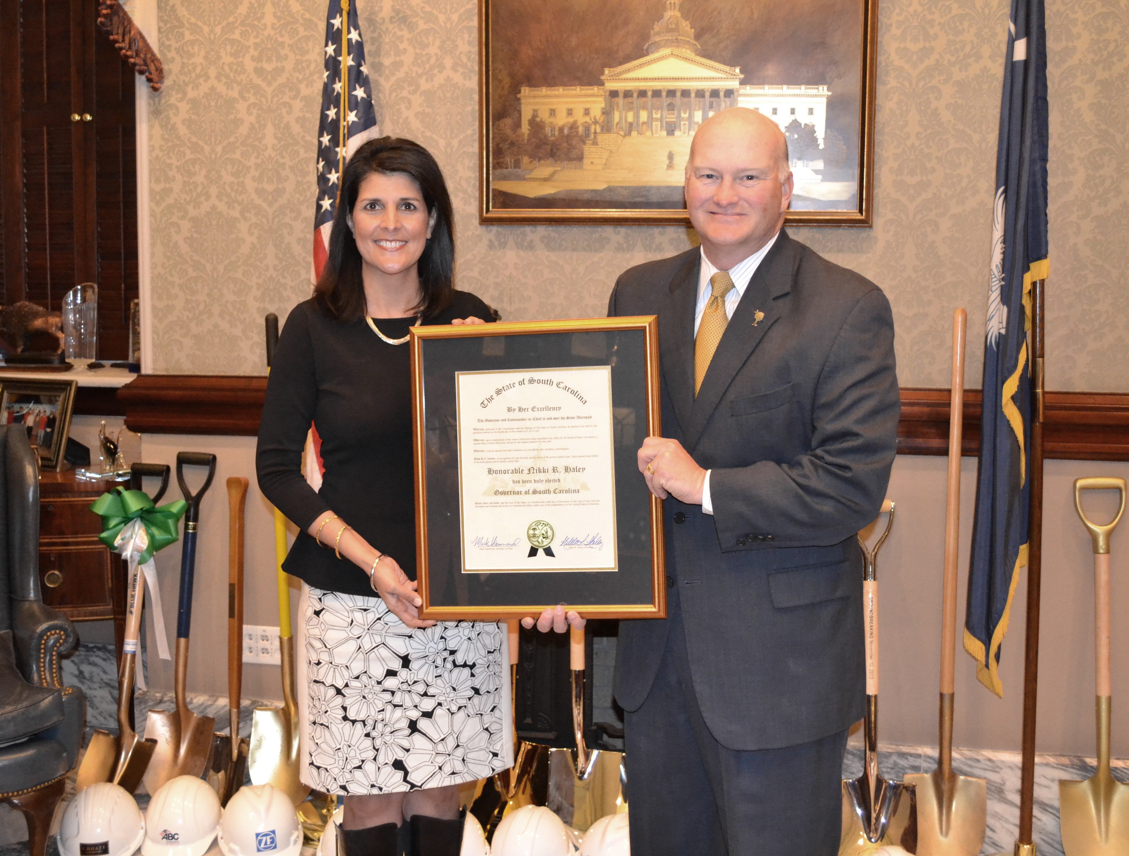 Secretary Hammond with Governor Nikki Haley