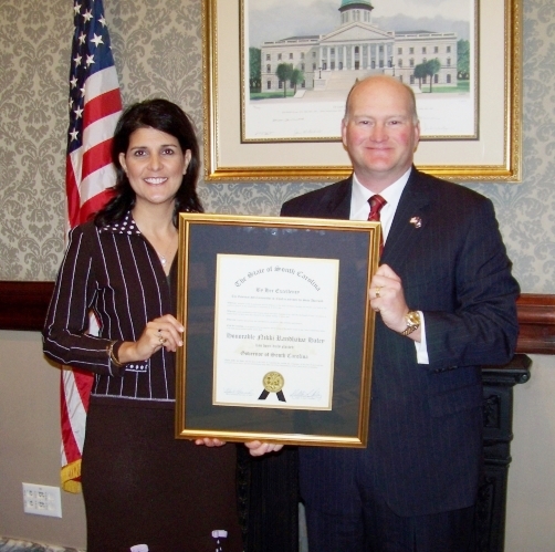 Secretary Hammond and Governor Nikki Haley